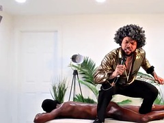 素人, デカチン, 黒人, ゲイ, 手コキする, キス, マッサージ, 筋肉