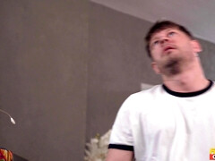 Ada Lapiedra gives nice blowjob to Michael Fly