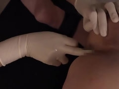 Pretty asian bitch having an amazing fisting