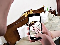 フェラチオ, 捕まる, なめる, オナニー, 現実, ティーン