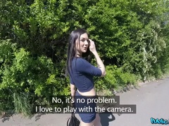 Amateur, Mamada, Corridas, Corridas faciales, Pajear, Al aire libre, Pov, Público