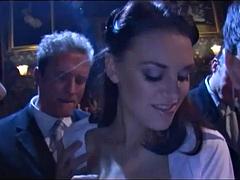 アナル, 美女, フェラチオ, ダブル開発, グループ, 淫乱熟女, 三人, ユニフォーム