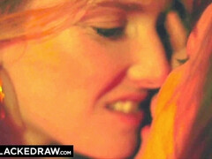 Rubia, Mamada, Polla, Corridas faciales, Ffm, Interracial, Lamidas, Coño