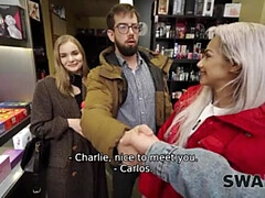 Mooi, Grote lul, Stel, Eerste keer, Hd, Swinger, Vrouw, Vrouwwisselen