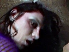 Gros seins, Brunette brune, Latex, Lingerie