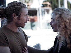 Grote lul, Blond, Diep in de keel, Vrouw, Zoenen, Pornster, Taboe, Tieten likken