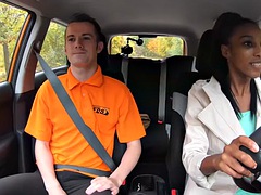 Amateur, Noire, Voiture, Noir ébène, Public, Réalité, Séduite, Professeur