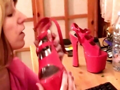 素人, ブロンド, イマラチオ, チン, フェムドム, フェティッシュ, 足フェチ, 淫乱熟女