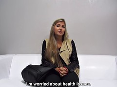 21yo Girl is not Sure about Hard infront of Camera