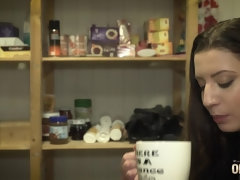 Schlafzimmer, Bikini, Blasen, Schwanz, Fingern, Handjob, Natürlichen titten, Jungendliche (18+)