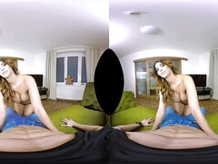 Tussi, Grosser arsch, Grosse titten, Braunhaarige, Masturbation, Pov, Realität, Solo