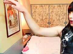 Amateur, Mamada, Tacones, Transexual asiatica, Transexual, Medias largas