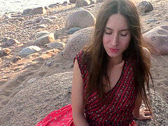 Strand, Blasen, Zierlich, Russisch, Dürr, Jungendliche (18+)