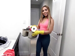 18 ans, Gros cul, Gros seins, Sucer une bite, Hd, Fille latino, Réalité, Adolescente