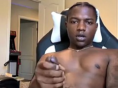 Leie, Spermaladung, Schwarz, Schwul, Handjob, Masturbation, Pov, Solo