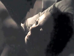 Mooi, Rondborstig, Beroemdheid, Diep in de keel, Lul, Hd, Tepels, Tieten likken