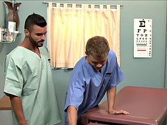 Anal, Grosse bite, Médecin, Homosexuelle, Hard