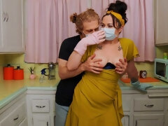 アナル, ぽっちゃり, デカ尻, 茶髪の, 捕まる, バック, 自然山雀, タトゥー