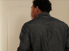 Cul, Noire, Sucer une bite, Brunette brune, Gorge profonde, Interracial, Masturbation, Nénés