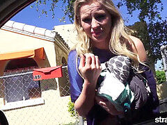 StrandedTeens - splendid light-haired gives some roadhead