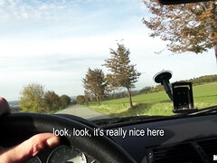 Leie, Tussi, Auto, Europäisch, Geld, Im freien, Realität, Solo