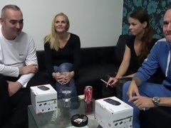 最高, デカ尻, フェラチオ, 茶髪の, 手コキする, 下着, オナニー, 淫乱熟女