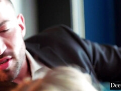 18 jaar, Grote kont, Grote mammen, Blond, Pijpbeurt, Sperma shot, Handbeurt, Tiener