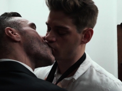 MormonBoyz - Hung daddy fucks the cum out of missionary