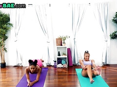 Cul, Beauté, Blonde, Gorge profonde, Noir ébène, Lesbienne, Mamelons, Nénés