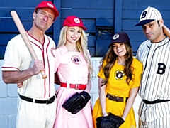 18 летние, Большая жопа, Большой член, Минет, Вчетвером, Натуральные сиськи, Молоденькие, Сиськи