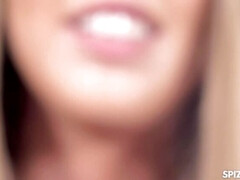 ビキニ, ブロンド, フェラチオ, 口内発射, バック, ハードコア, 下着, 自然山雀