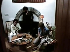 Femme dominatrice, Poilue, Plan cul à trois, Rétro ancien