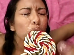 18, 茶髪の, イく瞬間, バック, 顔射, フェティッシュ, 食べ物, Hd