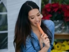 Sucer une bite, Brunette brune, En levrette, Poilue, Hard, Hd, Réalité, Nénés