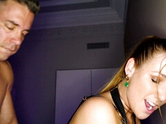 Alexis Crystal gets her ass and pussy fucked standing