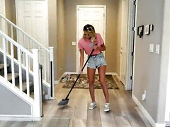 18, デカチン, ブロンド, フェラチオ, ズームショット, イく瞬間, カワイイ, ガリガリ