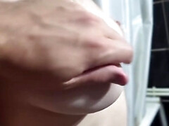 Amateur, Cuarto de baño, Rubia, Hd, Enorme, Mamá, Pezones, Pov
