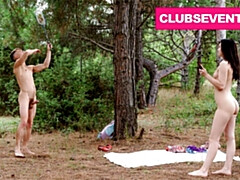 18 jaar, Enthousiasteling, Genootschap, Stel, Hd, Buiten, Klein, Tieten likken