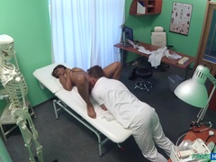 Amateur, Sucer une bite, Médecin, Léchez, Infirmière, Bureau, Chatte, Uniforme