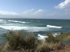 Жопа, Пляж, Брюнетки, Подружка, Крошечные, От первого лица, Душ, Курящие