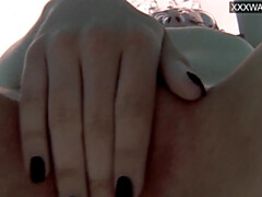 Femelle, Hd, Masturbation, Orgasme, Piscine, Solo, Adolescente, Sous marin