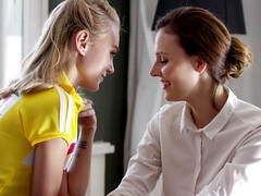 チェコ, Hd, レズビアン, なめる, オナニー, オマンコ, ロシア人, ティーン