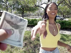 素人, 茶髪の, 黒人, ジーンズ, アウトドア