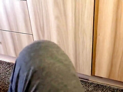 Cute Girl In Closet