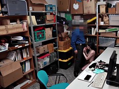 Ivy Auroras tight pussy got finger fuck by the LP Officer