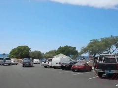 Strand, Voetbeurt, Vriendin, Handbeurt, Olie, Orgasme, Kut duiken, Mager