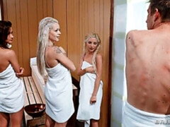 舐める尻, フェラチオ, バック, グループ, オージー, サウナ, ガリガリ, ティーン