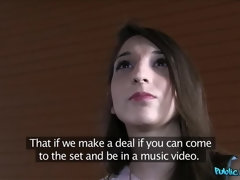 Sexy Spanish brunette fucked in a hotel room