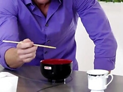 Waitress Katana fucked by customer