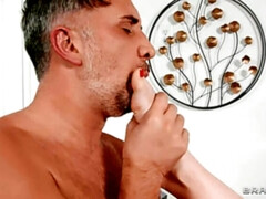 デカ尻, フェラチオ, 茶髪の, チン, バック, ハードコア, キス, 自然山雀